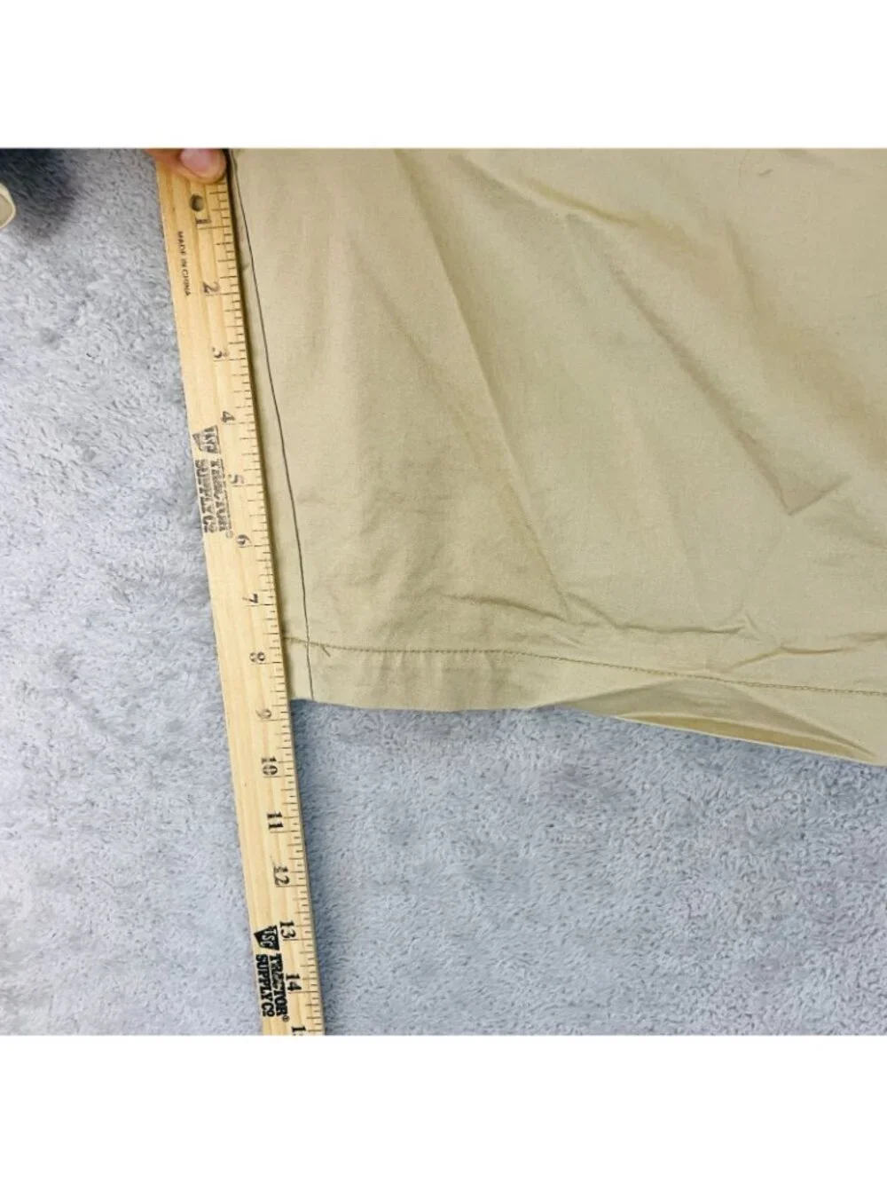 NWOT Banana Republic Men's 40 Khaki Flat Front Chino Shorts Cotton Blend